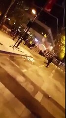 عاجل .. بالفيديو .. لحظة إنفجار قنبلة بالعاصمة الفرنسية باريس