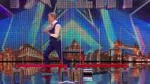 Unseen on screen! Its make or break for David, but hes in a spin! | Britains Got Talent 2015