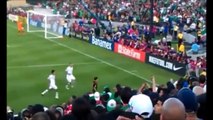 Goals filmed live by fans  From the stands