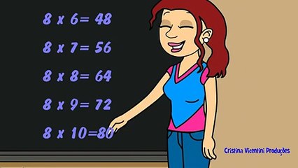 Tabuada do Oito para Crianças 📚