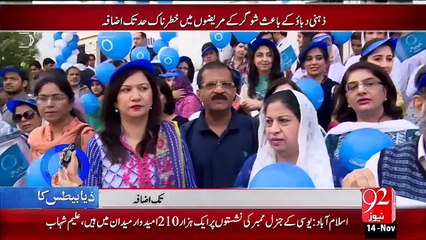 Lahore Main World sugar Day Taqareeb Ka Ihtamam – 14 Nov 15 - 92 News HD