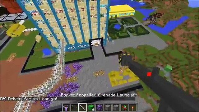 DEADLY BACTERIA MOD VS FUTURAMA - Minecraft Mods Vs Maps (Block Eating & Missles)