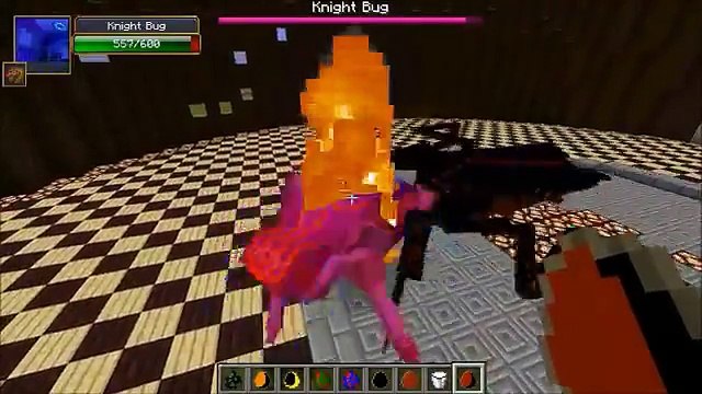JUMPY BUG VS CRAZY EVIL BUGS - Minecraft Mob Battles - OreSpawn Mods