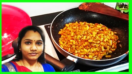 Green Beans Masala By Abarna Mangal Food Lovers Video 41