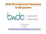 Web Development Company in Bangalore