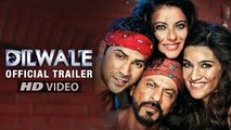 Dilwale Trailer  Kajol, Shah Rukh Khan, Varun Dhawan, Kriti Sanon  A Rohit Shetty Film