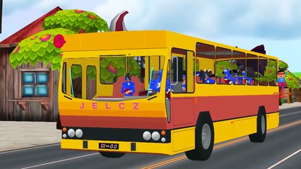 Captain America Cartoons Wheels On The Bus Go Round And Round Rhymes For Children Nursery