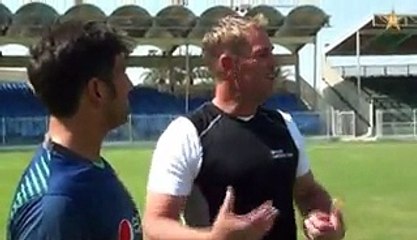 Shane Warne Meets With Yasir Shah Exclusive Video