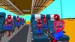 Ironman Captain America Spiderman Cartoons Wheels On The Bus Go Round And Round Nursery Rh
