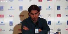 Rafael Nadal Pre-tournament Press conference at ATP World Tour Finals. 13 Nov. 2015