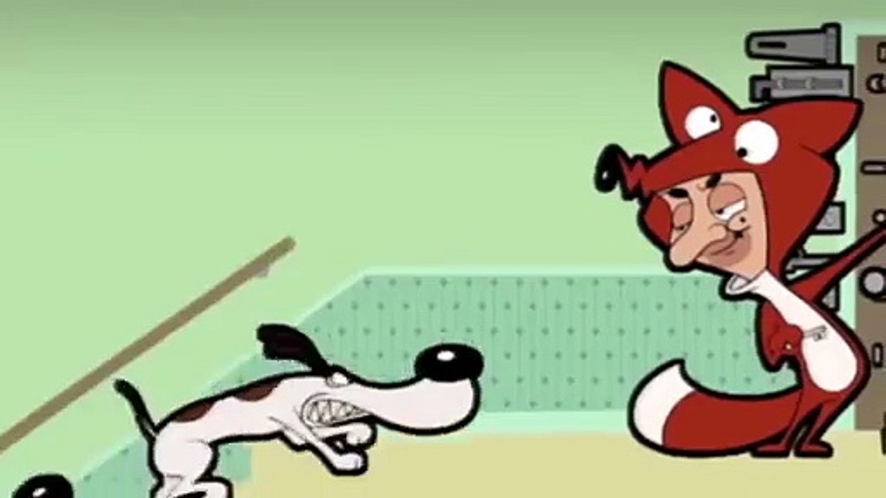 Mr Bean Cartoon - Fox hunt_5