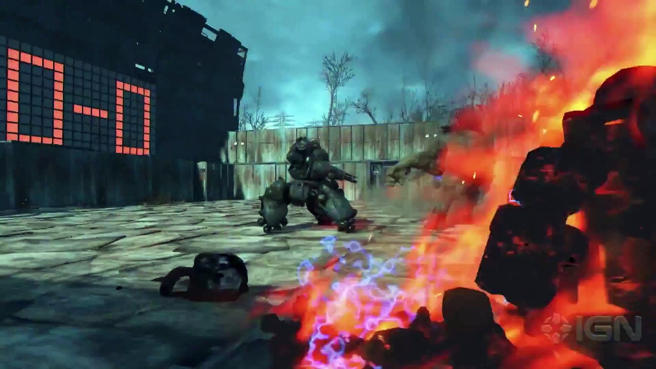 Fallout 4 Face-Off! Behemoth vs. Sentry Bot