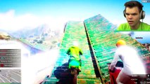 UNDER THE MAP WALLRIDES! (GTA 5 Funny Moments)