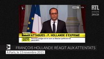 François Hollande décrète l'état d'urgence sur tout le territoire