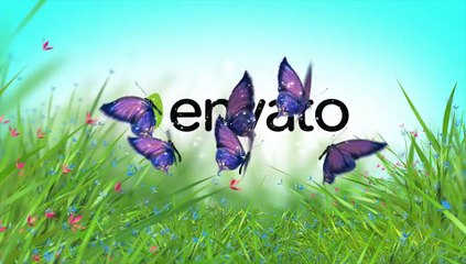 Nature Spring Butterfly Logo Reveal - After Effects Project Files | VideoHive 7484851