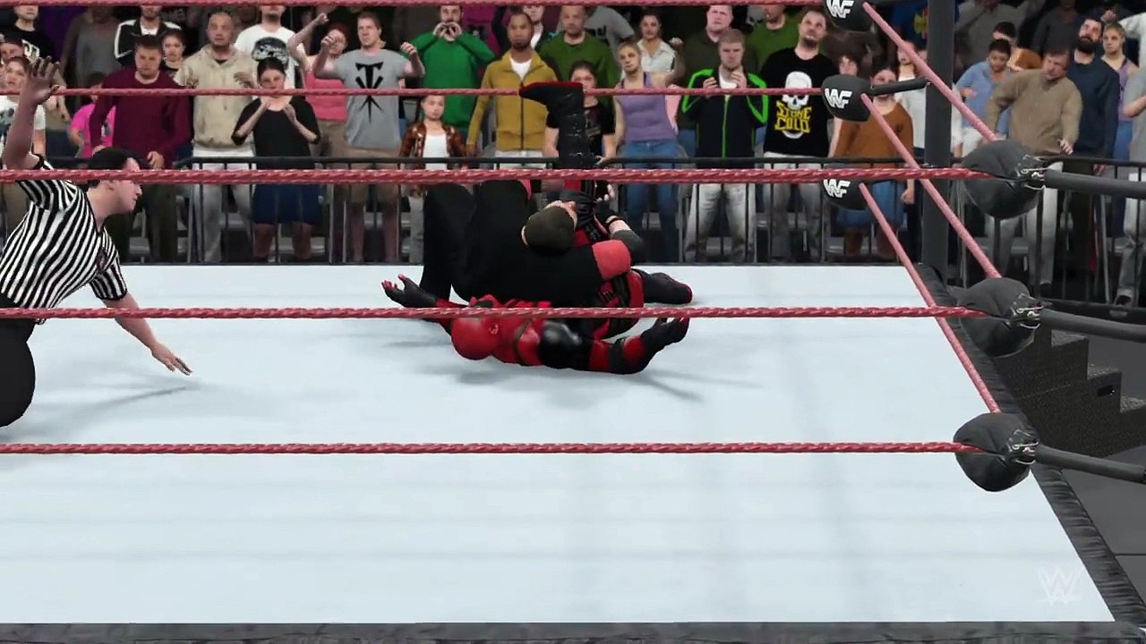 WWE 2K16 deadpool v mr mcmahon
