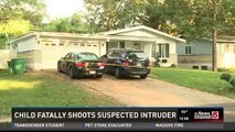 Home alone child shoots, kills intruder, 11-year-old boy shot invader in the heah