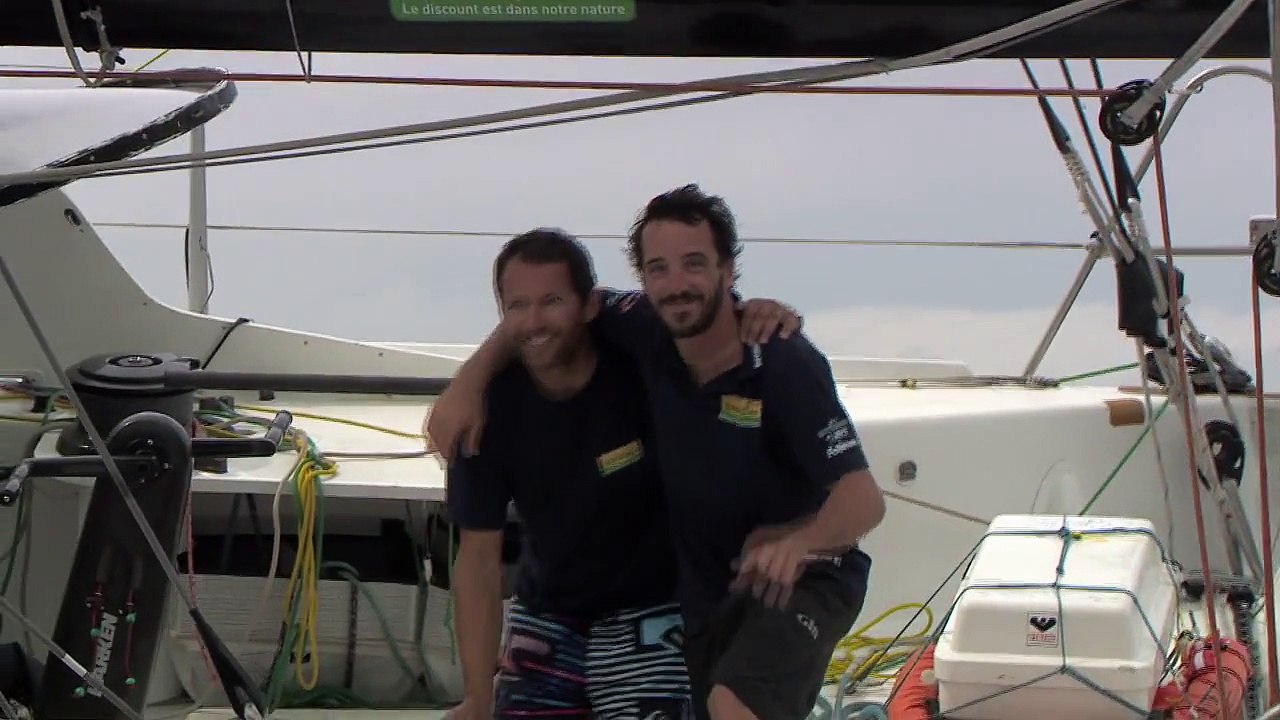 Arrivées de Bureau Vallée et Newrest-Matmut- Transat Jacques Vabre 2015 -