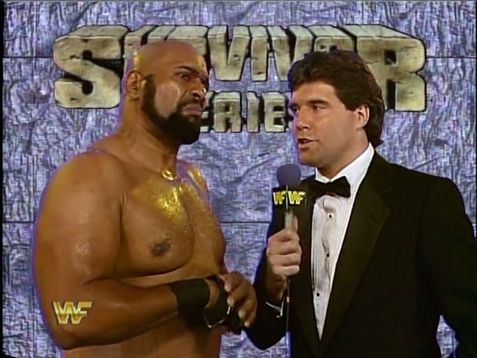 WWF Survivor Series 1988 - Allen Brown Post-Match Interview