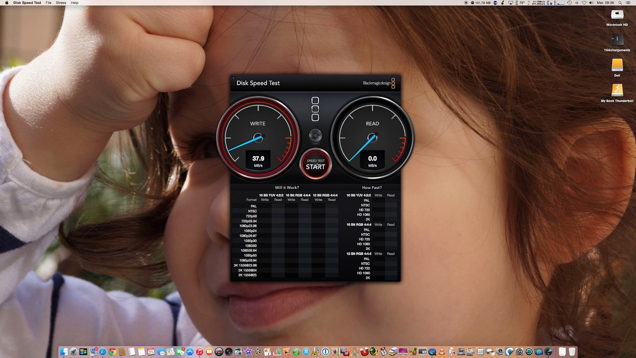Dell PDB1000A 1TB 2.5" Portable USB 3.0 (Speed Test)