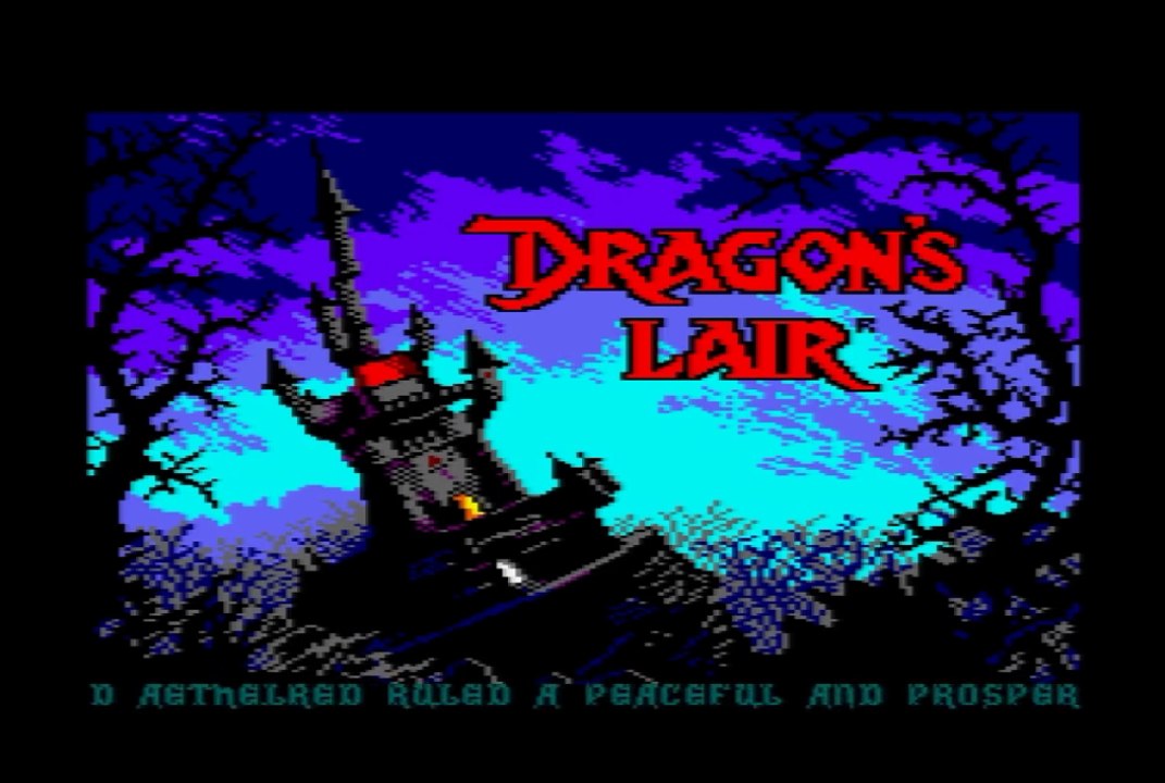 Présentation Dragon's Lair (Amstrad CPC)