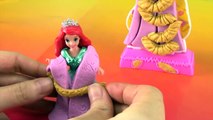 PLAY-DOH Disney Princess Ariel Dress Make Over, Cruella De Vil 101 Dalmatians By HobbyKidsTV