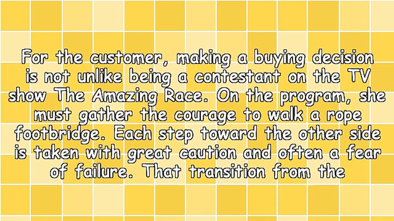 Why Is Making a Buying Decision Like Being on the Amazing Race TV Show?