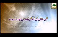 Qabristan Ki Sukhi Ghaas Jalana Kesa - Darul Ifta Ahlesunnat - Short Bayan