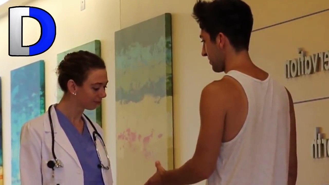 Chris Monroe Kissing Prank Kissing Prank At Hospital Prank Invasion Kissing Prank (GONE WI