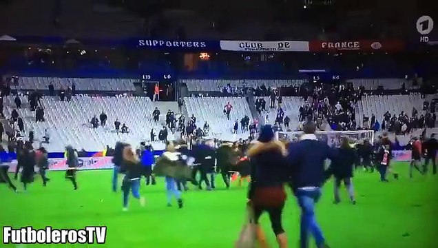 Terrorist attack in Paris Bomb Explosion during France vs Germany FULL VIDEO