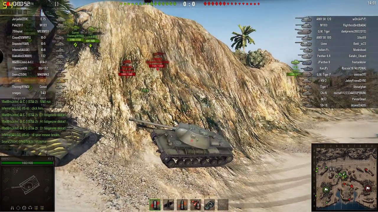 Worl Of Tanks Game Play Kv 3 Dailymotion Video