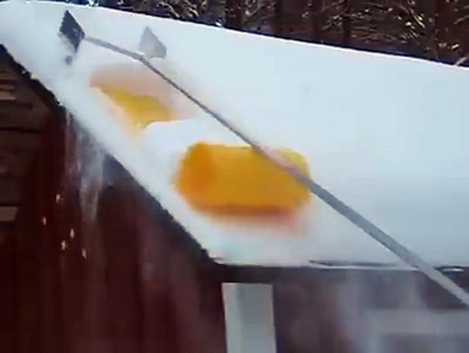 ICE Clearing Idea- Roof Rake & Slide