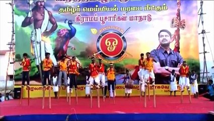 மரக்கால் ஆட்டம் கிராமப் பூசாரிகள் மாநாடு திருப்பூர்