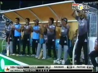 Shoaib Malik 95  runs 49 Balls batting Highlights with 4 fours and 9 sixes