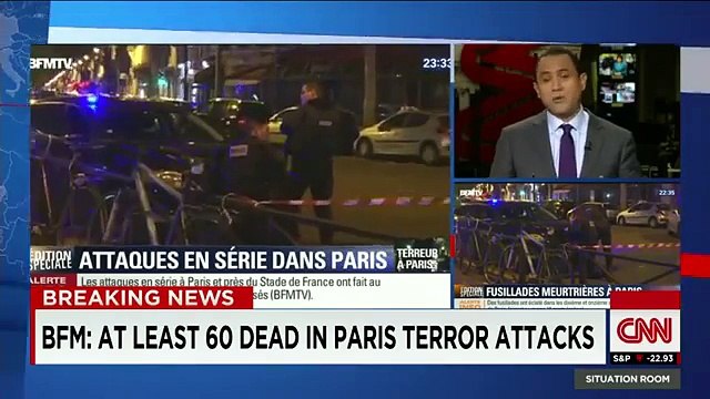 Breaking News - At least 153 dead in Paris Terror Attacks 2015