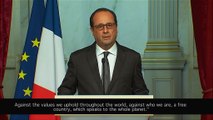 Hollande Paris attacks 'act of war' by Islamic State