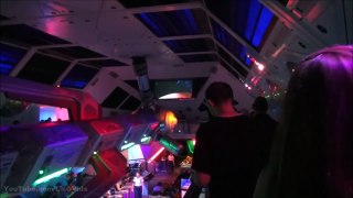 Space Mountain Ghost Galaxy 2013 (Complete Ride Through & Queue 1080p POV w/ Night Vision)