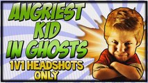 ANGRIEST KID IN GHOSTS 1v1 Headshots Only RAGE!!