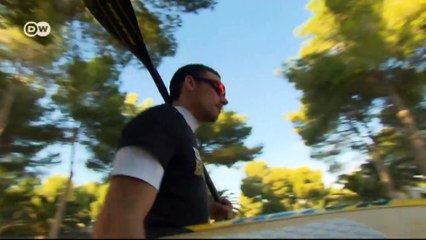 Kenny Belaey - Ein Mountainbiker auf der Slackline | Euromaxx