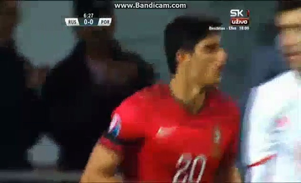 Goncalo Guedes Fantastic Chance Russia 0-0 Portugal 14.11.2015 HD