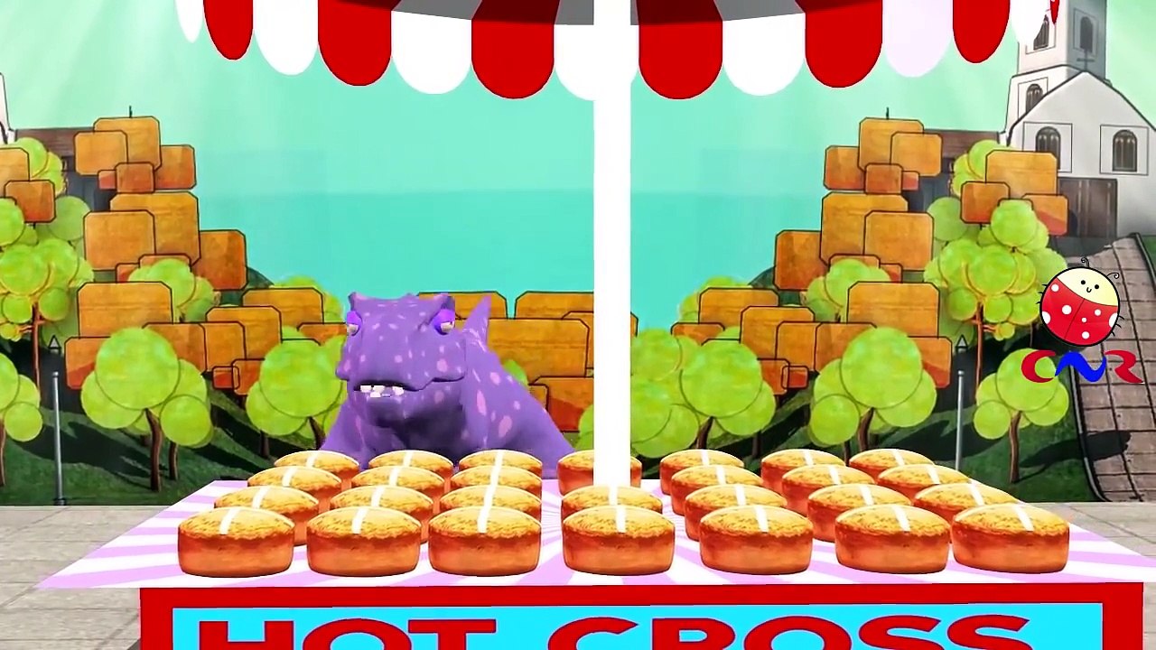 Dinosaur Cartoons for Children Row Row Row Your Boat | Dinosaurs Hot Cross Buns Nursery Rh