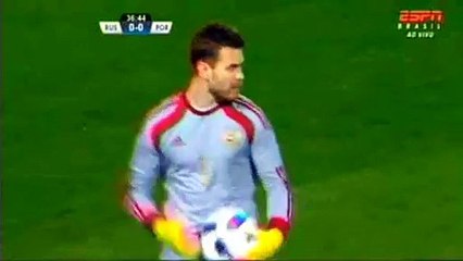 Igor Akinfeev Big Save | Russia vs Portugal 14-11.2015