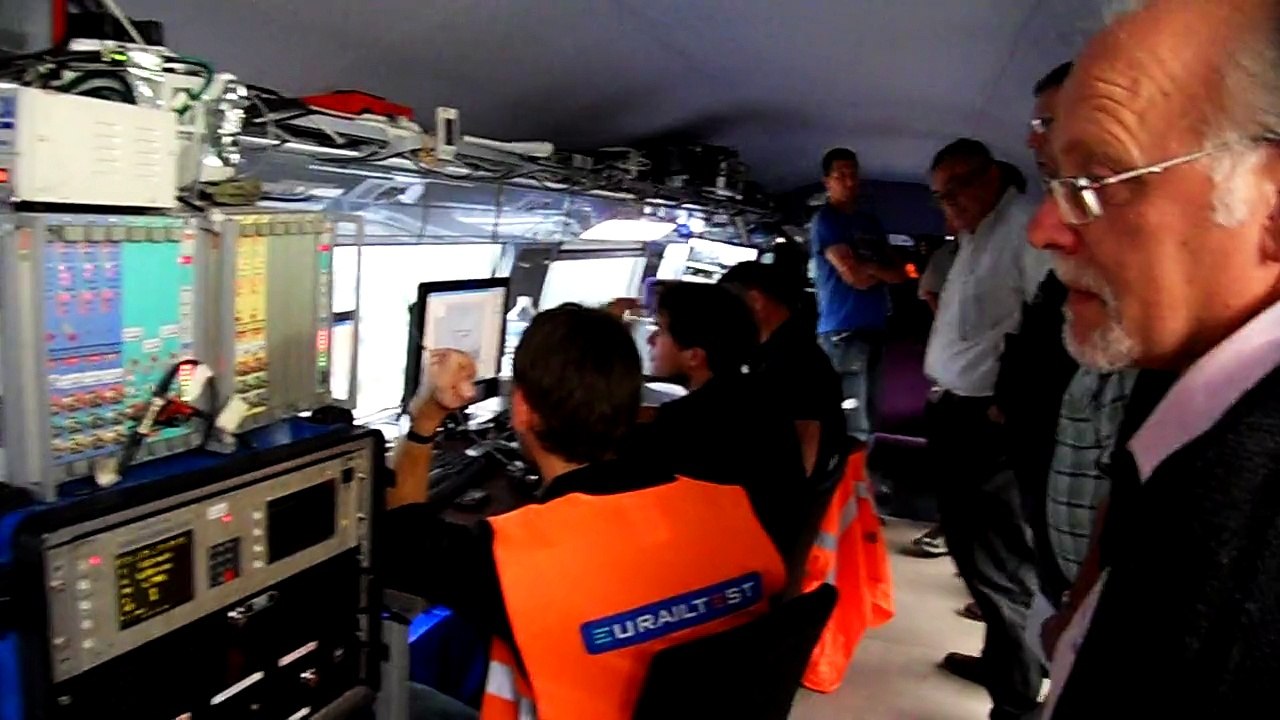 Dans la rame d'essai du TGV Rhin-Rhône