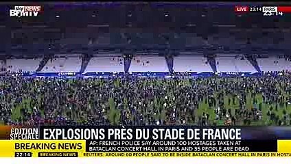 Paris-Attack--Stade-de-France-Pitch-Floods-With-Spectators