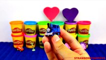 Happy Valentine's Day! Play Doh Hearts Thomas and Friends Peppa Pig Cars 2 Kinder Surprise Eggs