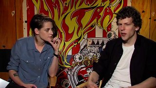 Jesse Eisenberg & Kristen Stewart Interview American Ultra (2015)