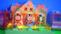 peppa toys Fireman Sam Episode Thomas and Friends Play-Doh Garage Fire Peppa Pig AMAZING!!