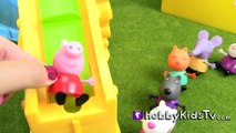 toys Peppa Pig's School Slide   Toy Kinder Surprise Play-Doh Snake by HobbyKidsTV playdoh