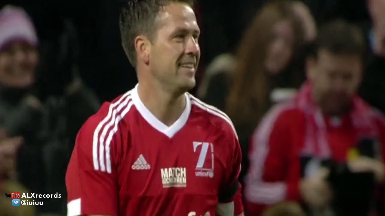 Michael Owen Goal Beckham Team vs Zidane Team 2-0 (Charity Game) 2015