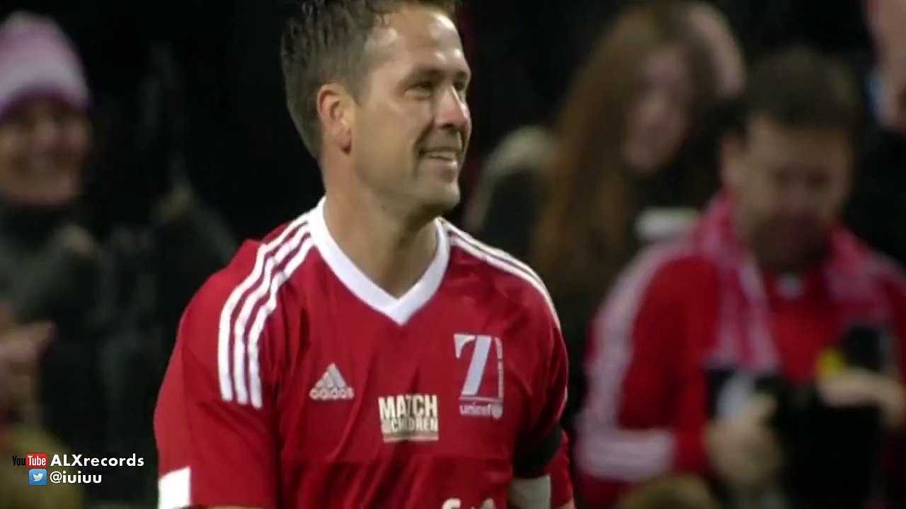 Michael Owen Goal Beckham Team vs Zidane Team 2-0 (Charity Game) 2015